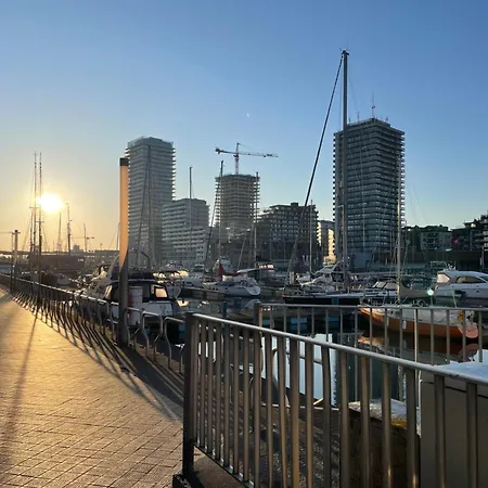 Lägenhet Sea,sun And Fun Vernieuwd Modern Op Toplocatie 50 M Visserkaai Oostende